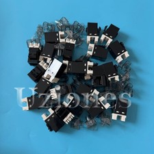 24PCS Commscope SL110 SERIES RJ45 CAT6 Modular Jack Black Dust Cover 9-1375055-2 picture