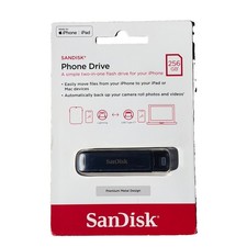 SanDisk Phone Drive 256GB USB Flash Drive for iPhone, Lightning and USB Type-C picture