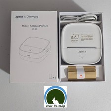 New Gloryang White Mini Thermal Printer Inkless Sticker Phone Tablet Bluetooth picture