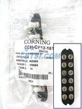 Corning CCH-CP12-15T Patch Panel 12 ST Simplex OM1 Multimode 62.5 Adapters ~STSI picture