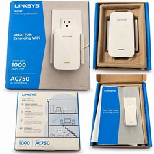 LINKSYS RE6300 AC750 BOOST DUAL-BAND WI-FI GIGABIT RANGE OPEN BOX picture