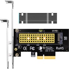 GLOTRENDS PA09-HS M.2 NVMe to PCIe 4.0 X4 Adapter with Heatsink for Black picture
