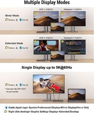 3.0 Docking Station, IVIIN Universal USB Docking Station Dual Monitor 4K USB picture