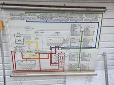 Rare Vintage IBM Mainframe System 360 Model 25 Flow Chart Schematic picture