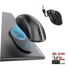 MagMouse Snap-to-Carry Bluetooth Mouse, Wireless Mouse for Laptop Black picture