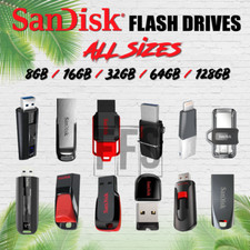 SanDisk Flash Drives USB 8GB 16GB 32GB 128GB 256GB PC Cruzer lot Media Storage  picture