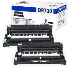 2X DR730 Drum Unit Compatible With Brother HL-L2370DW MFC-L2710DW TN760 picture