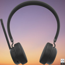 Lenovo 4XD1M80020 Wireless VoIP Headset, Teams Certified, BT5.3, 60Hr Playback picture