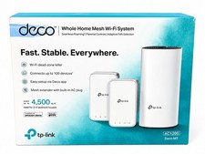 TP-Link Deco M3 AC1200 Whole Home Mesh WiFi System 3-Pack Factory Sealed picture