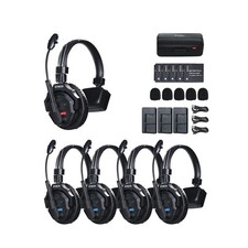 SYNCO XTalk X5 2.4GHz Wireless Headset Intercom System 5 Person Team Communic... picture