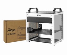 Tecmojo 4U Network Rack, 10 Inch Mini Server Rack with 2 Side Translucent Panels picture