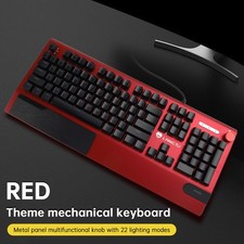 K1000 Mechanical Keyboard Wired 104-key Red Switches Gaming E-Sports Customized picture