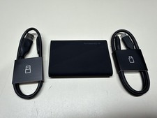 SAMSUNG PORTABLE SSD T9 2TB USB-C MU-PG2T0B W/ CABLES WORKING picture