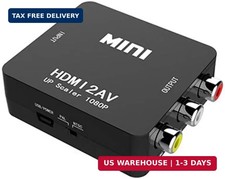 HDMI to RCA, HDMI to AV Converter 1080p 3RCA CVBs Composite Video Audio Converte picture