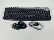 Dell RT7D40 Wired Multimedia Computer Keyboard W/ Dell Dongle Adapter + Mouse picture