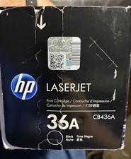 HP LaserJet CB436A 36A Black Printer Toner Ink Cartridge NEW GENUINE Sealed picture