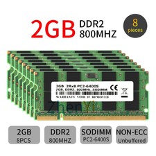 16GB 8x 2GB DDR2 800MHz PC2-6400S 200Pin 1.8V Non-ECC SODIMM Notebook Memory LUS picture