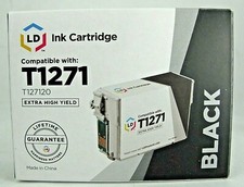 LD Ink Cartridge T1271, Black T127120 Epson Compatible  picture