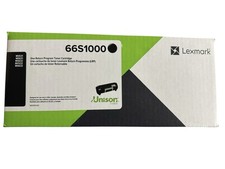 Lexmark 66S1000 OEM Laser Toner Cartridge  NEW Sealed Double Box Shipped picture
