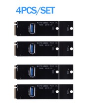 NGFF M.2 To USB 3.0 Transfer PCI-E Riser Card Adapter For Mining Machine Black picture