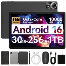 14 inch TouchScreen Tablet Android 16 30GB RAM 256GB ROM 10000mAh WiFi IPS LCD picture