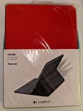 Logitech Flexible Folio Case For Apple iPad Air 2, Red In Color Hinges And Folds picture