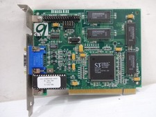 Number 9 S3 Virge 2 Mb PCI Video Card 12-332002-000 Siemens Memory Retro Gaming picture