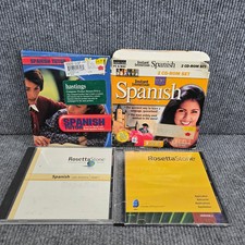 Learn Spanish Language CDs for PC Mac Rosetta Stone Immersion Tutor Resurfaced picture