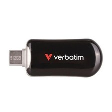 Verbatim 30227 Plectra USB-C Flash Drive, Black (512 GB) picture