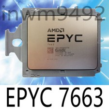 AMD EPYC Milan 7663 2.00GHz 56-Cores 256MB 240W SP3 CPU Processors picture