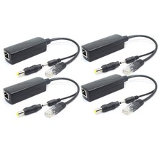 4 PCS 5V PoE Splitter 48V To 5V 2.4A Adapter IEEE 802.3af Compliant IP Camera picture