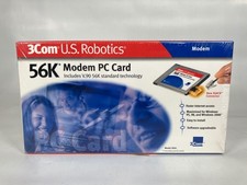 3Com U.S. Robotics 56K Modem PC Card Model 3056 New in Box Vintage PCMCIA picture