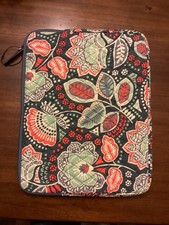 Vera Bradley Nomadic Floral Padded Zipper Tablet iPad Case Sleeve 11 x 14 picture