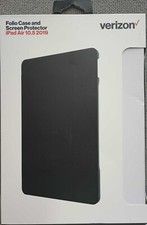 Verizon Folio Case & Tempered Glass Protector for iPad Air 10.5 (2019) iPad Pro picture