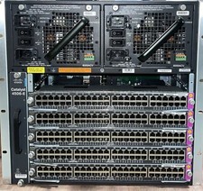 CISCO CATALYST WS-C4506-E  Rack-Mountable Switch  5 X  WS-X4648-RJ45V+E picture