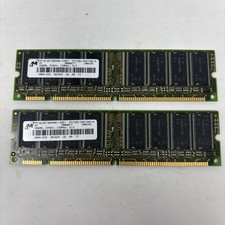 Lot of 2 Micron 256MB , PC-133U , SDRAM , 168 pin , Model # MT16LSDT3264AG-133E1 picture