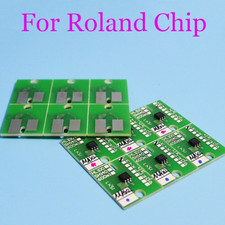 6pc Permanent Chip for Roland Versa UV LEC-540 LEC-330 LEC-300 LEJ-640 LEF-20 picture
