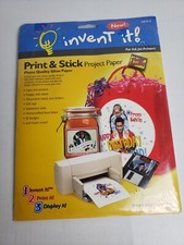 1999 New Invent It Print & Stick Project Paper For Ink Jet Printer 09030-0 picture
