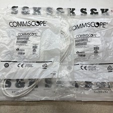 Lot of 2 New NOS Commscope CO1 Cat 5e CAT5e UTP CM White 7ft Cable CO1 picture