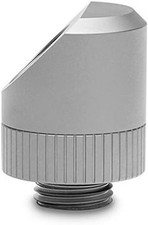 EKWB EK-Torque 45 Degree Angled Rotary Fitting, Satin Titanium picture