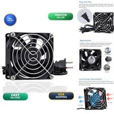 GDSTIME EC8025S 80mm x 25mm EC Axial Fan 110V-240V Brushless Cooling Case Fan picture