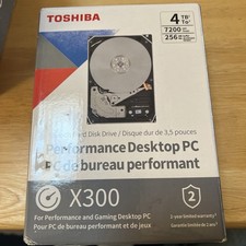 Toshiba 4tb X300 performance desktop PC 3.5 inch hard drive  - New, Open Box picture