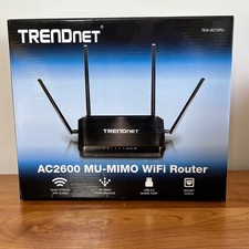 TRENDnet AC2600 MU-MIMO WiFi Router Dual Band Gigabit TEW-827DRU Black picture