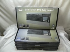 Adesso AKB-420UB SlimTouch Pro USB Keyboard with Touchpad, Lot of 5, New picture