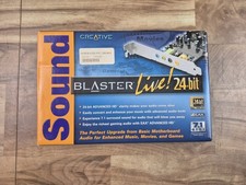 Vintage Creative Labs Sound Blaster Live 24-Bit Sound Card SB0410 In Box picture