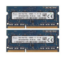 SK Hynix 4GB 2X 2GB 2 GB PC3L-12800 DDR3L-1600MHz 1Rx8 204pin Laptop RAM Memory picture