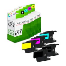 5Pk TCT LC75 LC75BK LC75C LC75M LC75Y HY For Brother MFC-J430W J825DW Comp Ink picture
