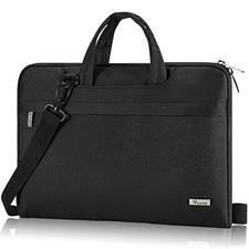 Water-Resistant Laptop Bag with Shoulder Strap & Handle Briefcase,13