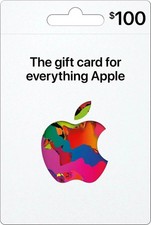 Apple $100 Gift Card, Physical Card, pin.G.IFTEY picture
