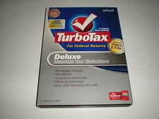 Turbotax 2008 Deluxe Federal only. New in box. picture